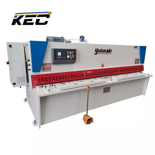 CNC hydraulic swing beam shearing machine