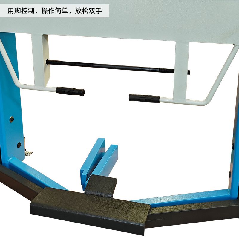 Pedal manual brake with foot pedal control